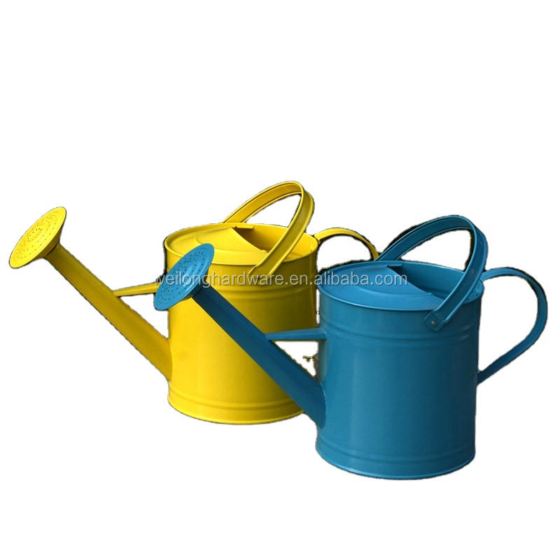 Garden Product Vintage Large Galvanized Metal Watering Can Water Pot