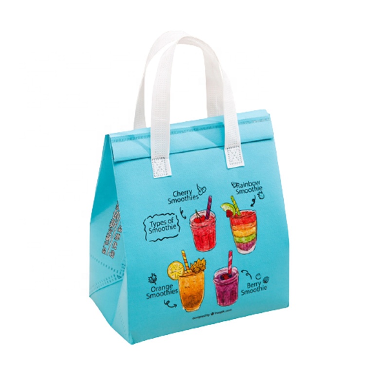 Office Picnic Cooler Tote Bagaluminum Foil Insulated Thermal Thermal Eco Friendly Lunch Bag Portable High Quality School Kids