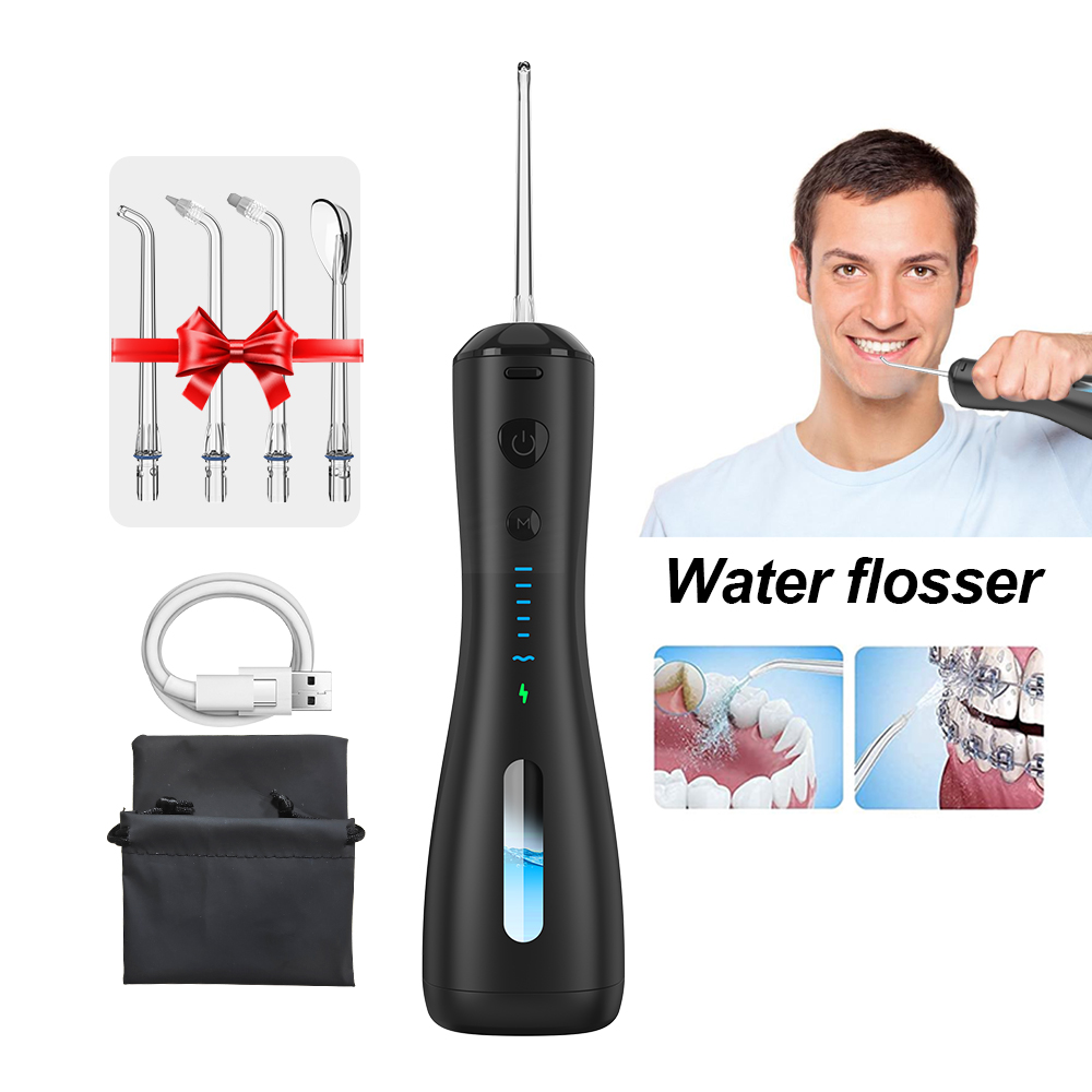 Dental Teeth Cleaning 2021 Portable Cordless Oral Irrigator Usb Rechargeable Port Mini Travel Jet Electronic Water Flosser