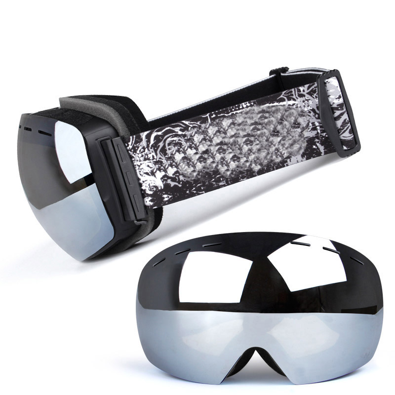 Manufacturer Most Popular Custom Snowboard Goggles Anti-fog Anti Uv400 Magnetic Snow Ski Goggles