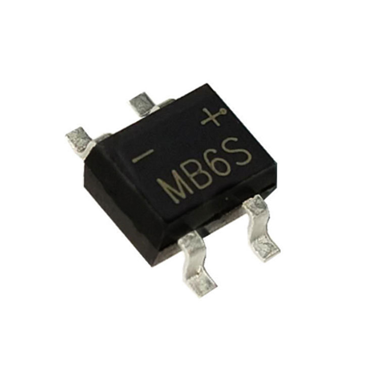 MB6S SMD мост выпрямительный диод 0.5A 600 V ABS 0,5 Ампер 600 вольт кремния MB6S диоды для подавления переходных скачков напряжения