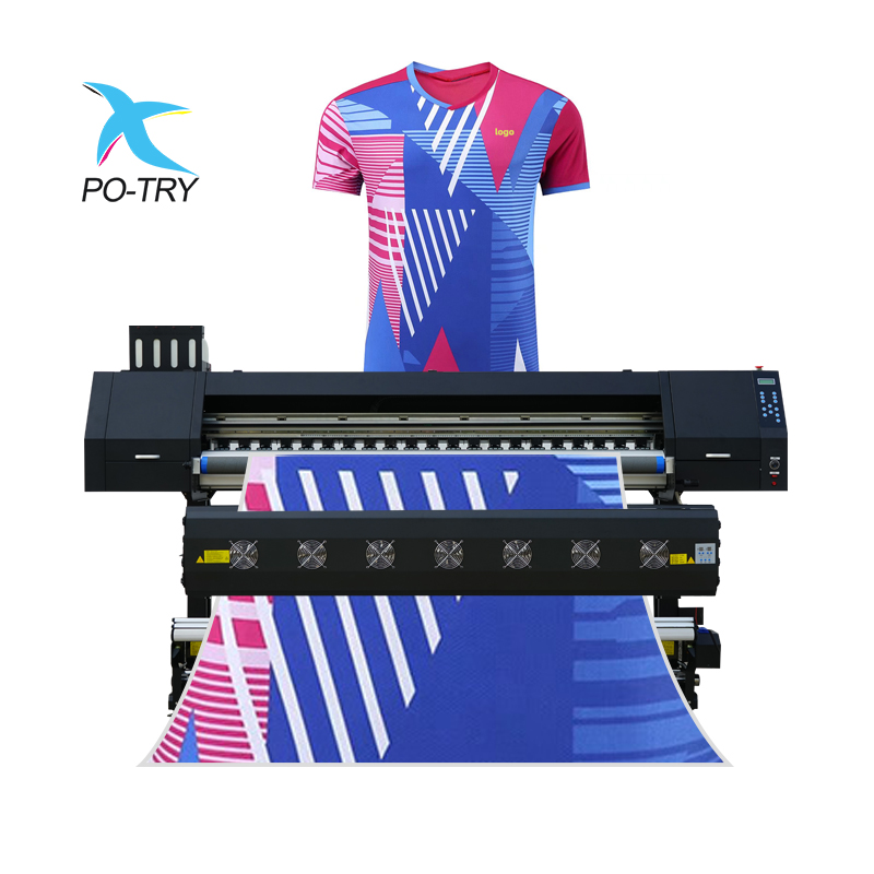 PO-TRY Hot Selling Digital Dye Sublimation Inkjet Printer Textile Printing Machine For Textile Factory