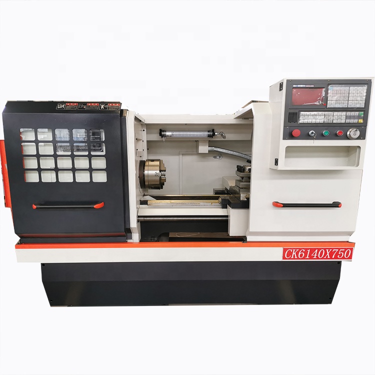 Горизонтальная FANUC Gsk система CK6140 плоская кровать CNC токарный станок