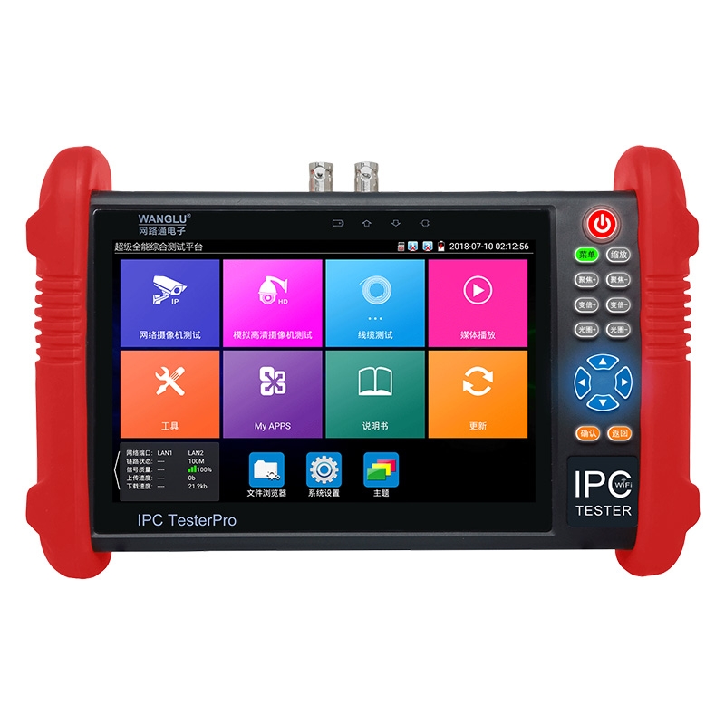 Популярные все в одном Full hd ip камера PoE ip камеры видеонаблюдения кабельный тестер с 5 дюймов сенсорный монитор сердечного ритма тестер