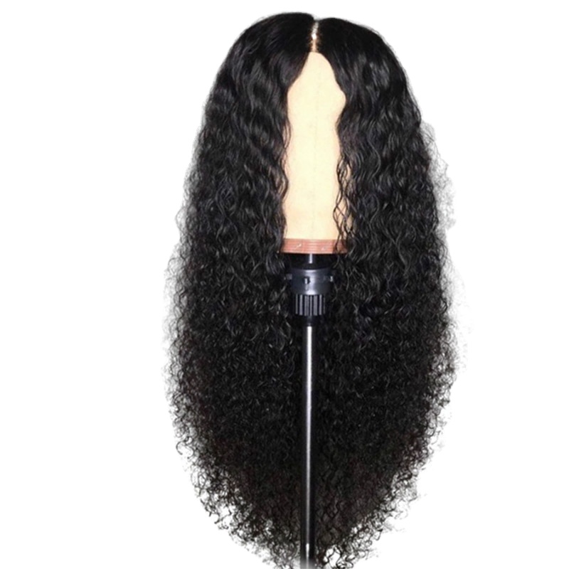 New wig female long curly hair explosion head high temperature silk small curly hair