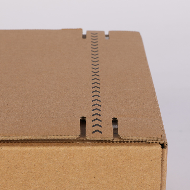 Custom Design Corrugated Peel Off Self Seal Postal Easy Tear Corrugated Shipping Carton Packaging Box