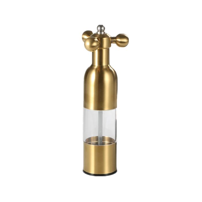 Kitchen Tool Grinder Core Spice Bottle Salt Grinder Glass with Salt Pepper Mill Ceramic Transparent Customised Kitchen Logo