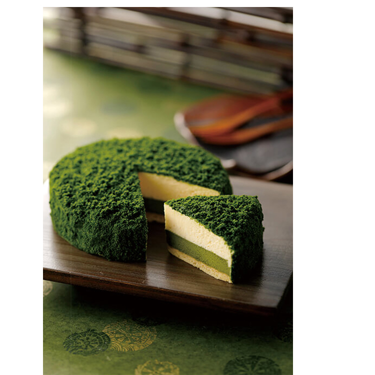Japanese high quality cheese valentines matcha gateaux round cake