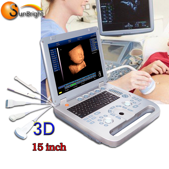 Портативный ноутбук стиль спецодежда медицинская ecografo 3D 4D ультразвуковой сканирования машины для больниц