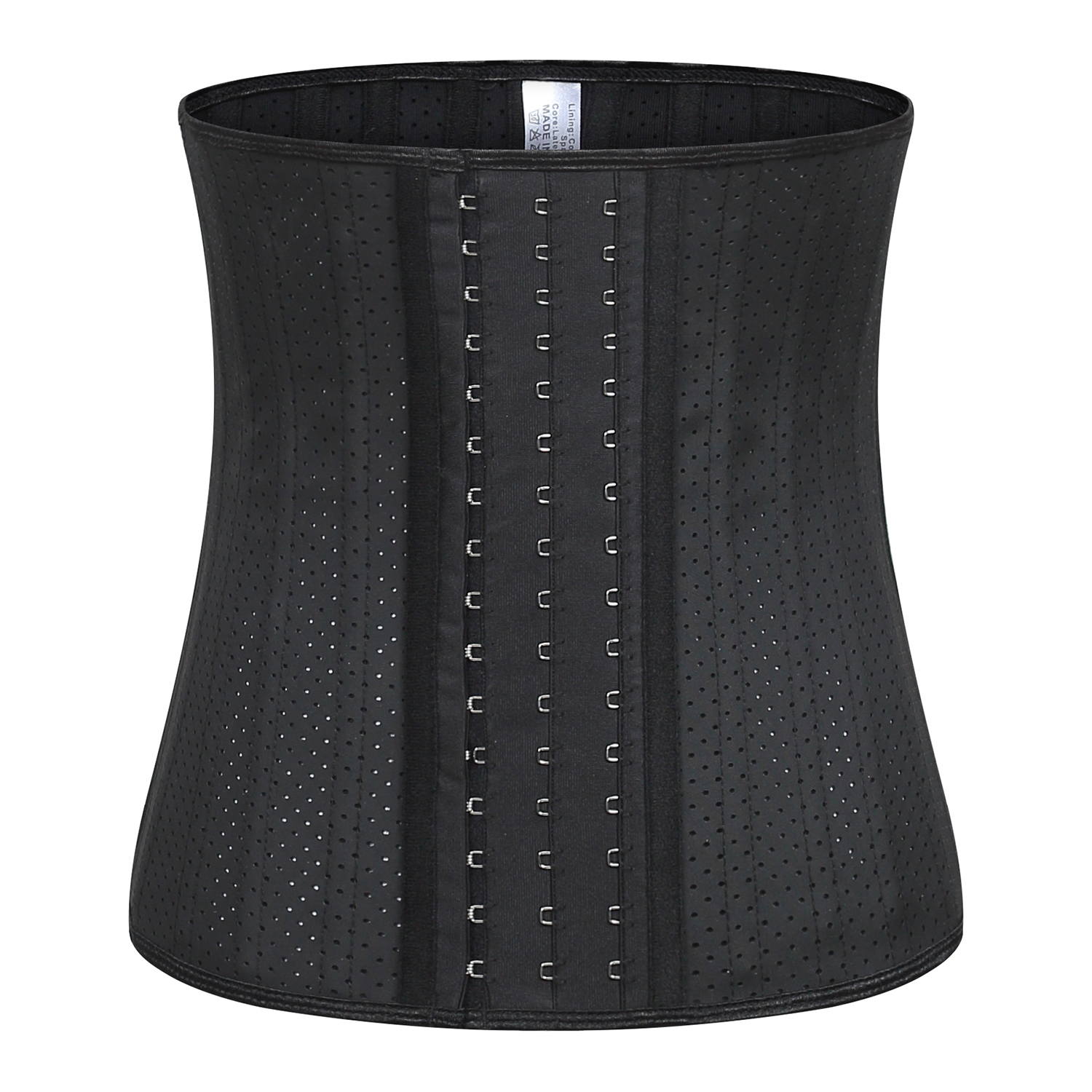 30cm Width 100% Latex Hourglass Design Waist Trianer Belt 25 Steel Bones Tummy Control Waist Slimming Girdle