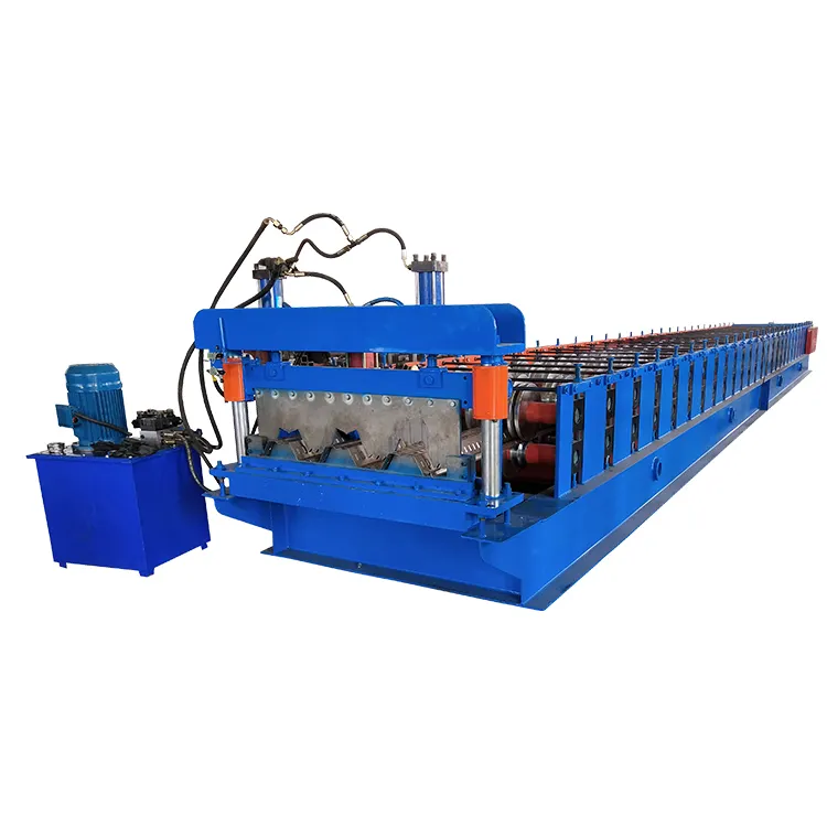 Hot Sell PLC Galvanized Metal Deck Sheet Making Machine Galvanized Steel Panel Floor Deck Roll Forming Machine Price