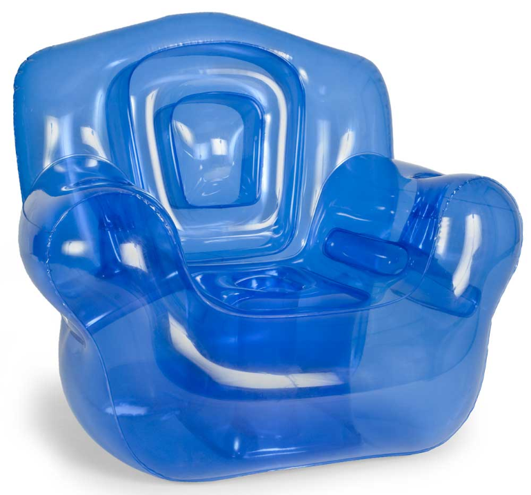 Classic Clear PVC Adult Inflatable Armchair Versatile Indoor/Outdoor Air Sofa Bed Chair Set Stylish Furniture Living Room