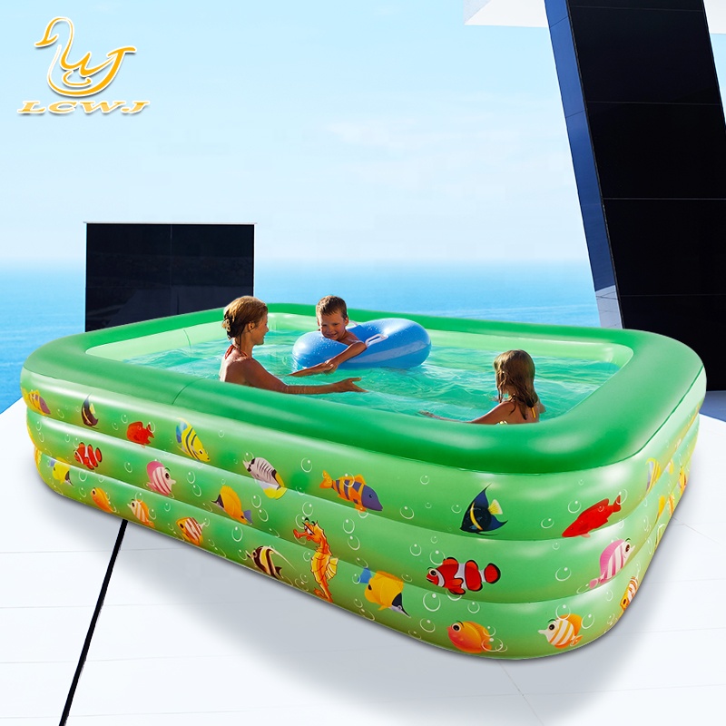 LC Green Sea World Надувные Семейные бассейны, комнатные бассейны для продажи, большой надувной бассейн