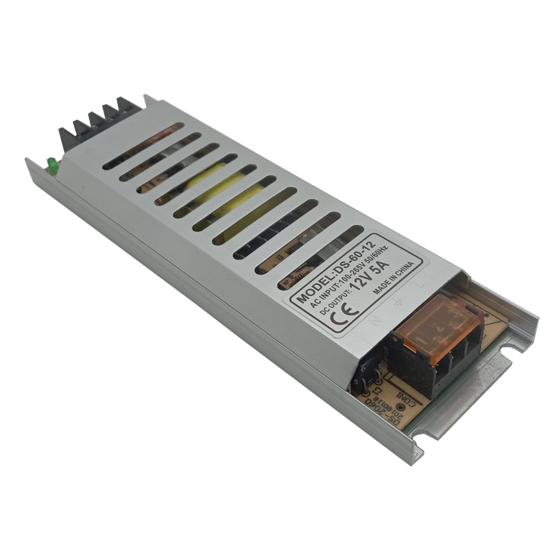 Top Quality 12V/24V 60W 18mm height under Super thin power supply