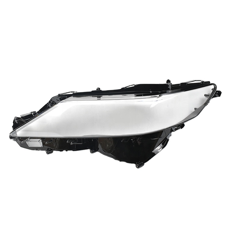 Auto Parts Black Border Transparent Headlight Glass Lens Cover for LED CAMRy (17-19 YEAR)