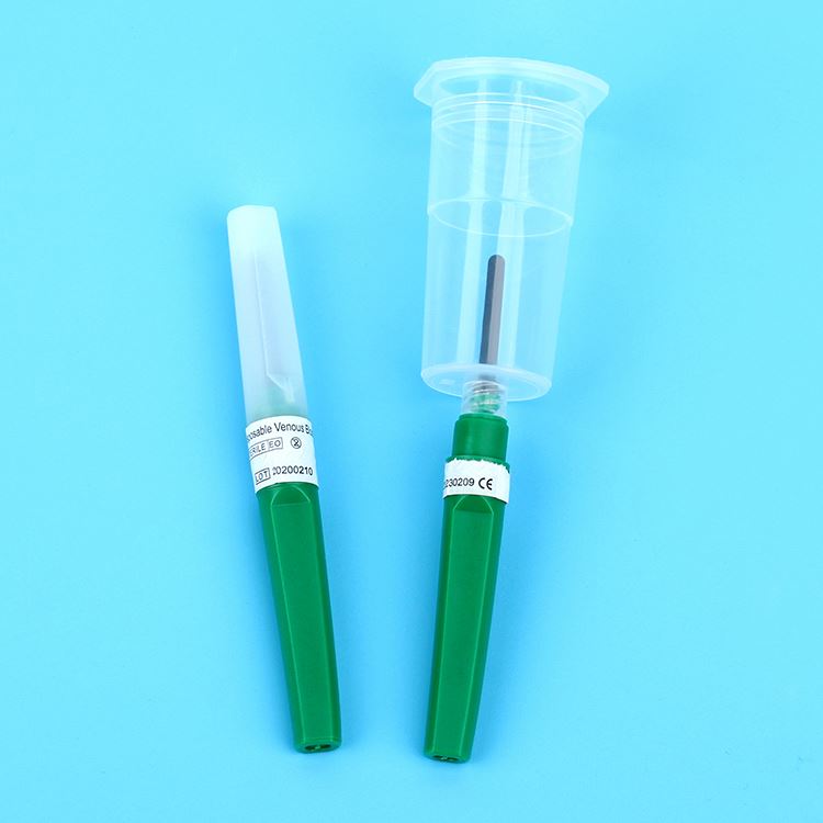 HIgh quality Low price medical sterile collection flashback needle blood 21g