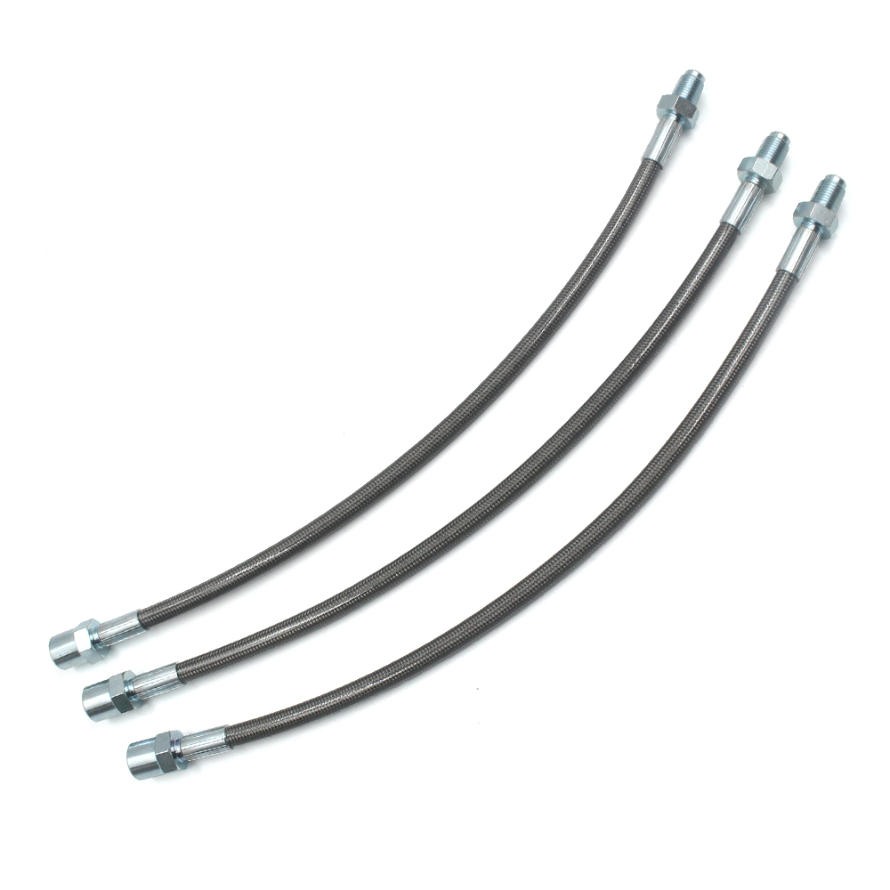 automotive brake system OEM number 1272362 / 1329594 stainless steel brake hose braided PTFE for VOLVO