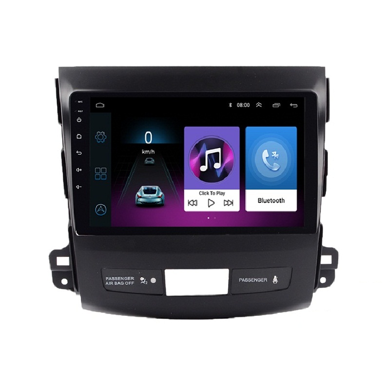 Автомагнитола 2.5D 2din на Android, мультимедийный плеер для Mitsubishi Outlander / Peugeot4007 2006-2008 2009 2010 2011 Navitel GPS Wi-Fi