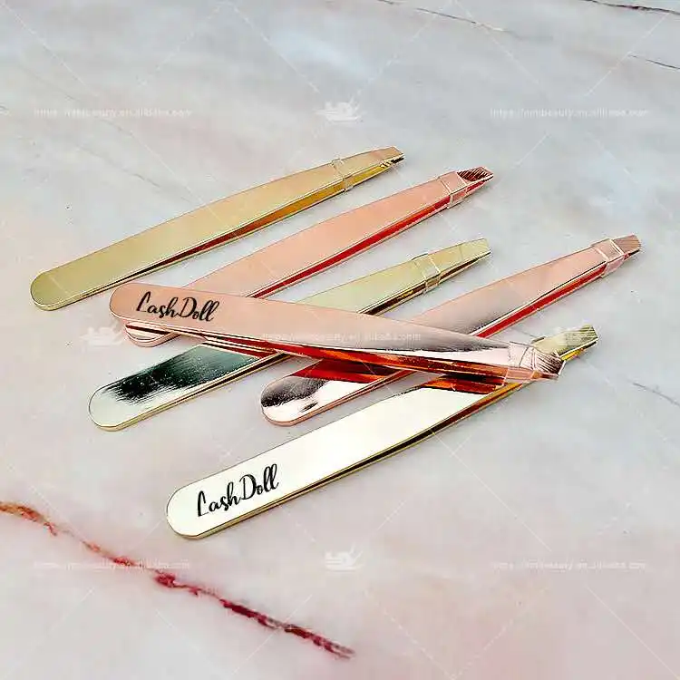 Wholesale Tweezers Can Put On Your Own Logo Eyebrow Use Tweezers With Transparents Bags