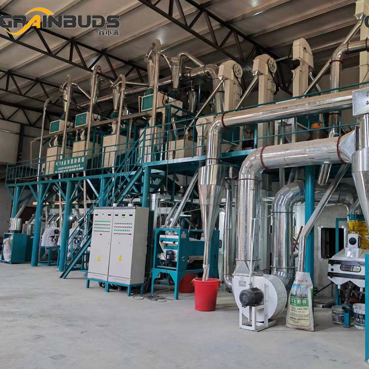 10 tons high efficiency maize corn rice wheat milling machine/equipment/plant
