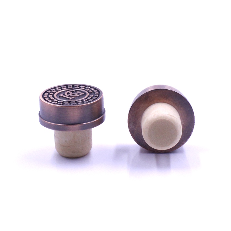 customized zamak top synthetic T shape top luxury vodka whisky liquor gin vodka spirits bottle stopper
