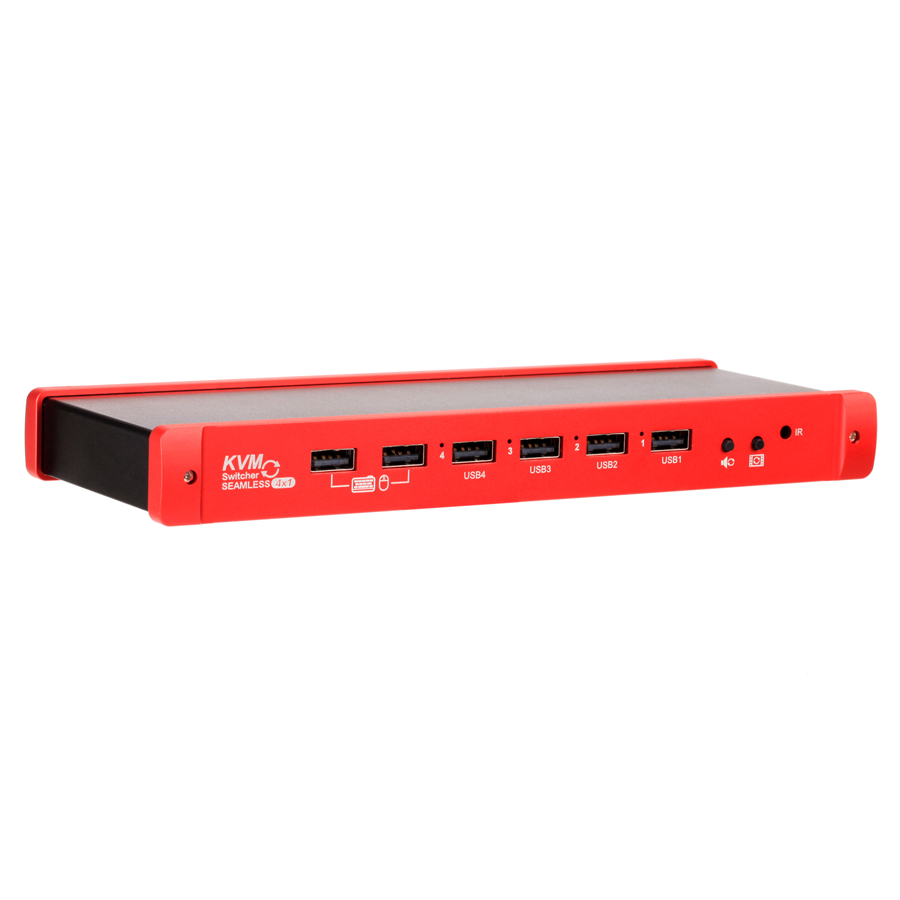 Разветвитель экрана 1080P Quad Multiviewer 4x1, бесшовный квм-переключатель с аудио экстрактором и синхронизацией USB