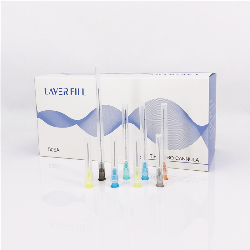 25g 50mm micro cannula 25g for dermal filler injectables