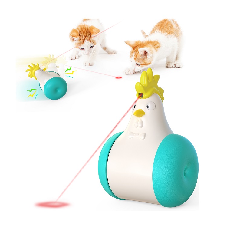 New pet Products cat toys Infrared laser cat toy Electric tumbler Self amusement cat toy Pet interactive laser chicken