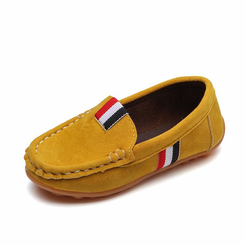 Children's sneakers Loafers shoes Spring and Autumn soft bottom leather shoes