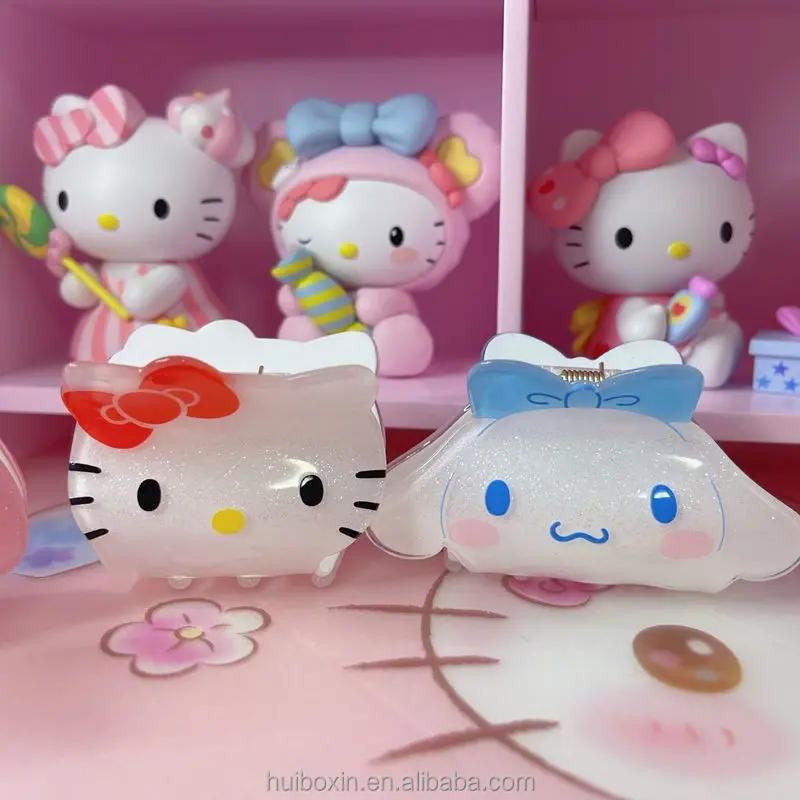 New Japanese Cartoon Hair Clip Dog Melody Kulomi kitty Cat Cute Clip Bang Hairpins Hairclips