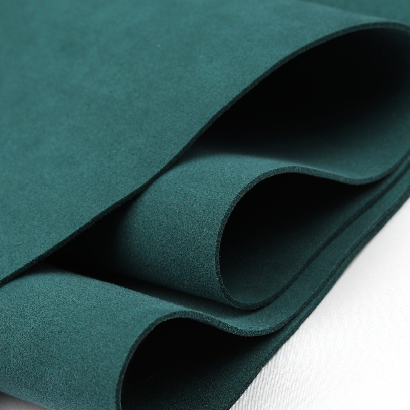 OEM Pu Vegan Double Side Suder leather Fabric Textiles & leather products For Shoes