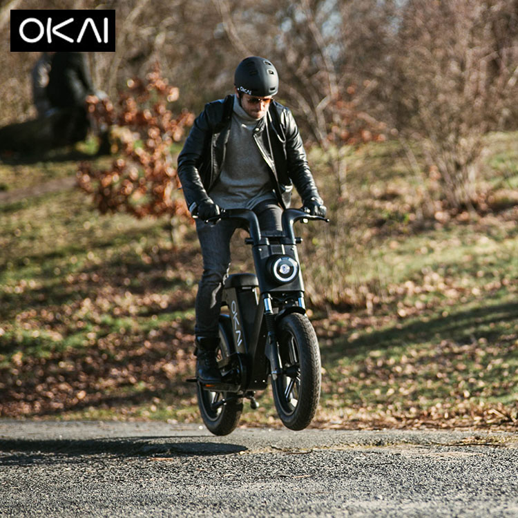 Okai EB200 хорошего качества max 1200w рама из алюминиевого сплава 48V батарея взрослый 20 дюймов с толстыми покрышками электровелосипед в Европе