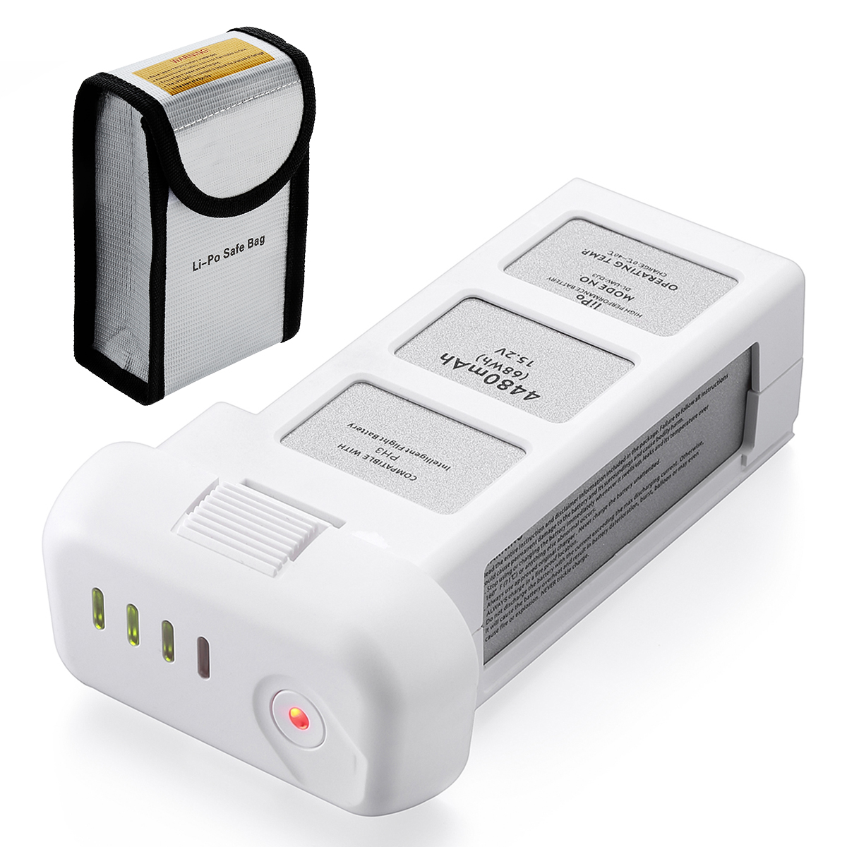 Powerextra высокая производительность 4480mAh 15,2 V LiPo беспилотный аккумулятор Интеллектуальный летный Аккумулятор для DJI Phantom 3 Standard/Advanced/Pro