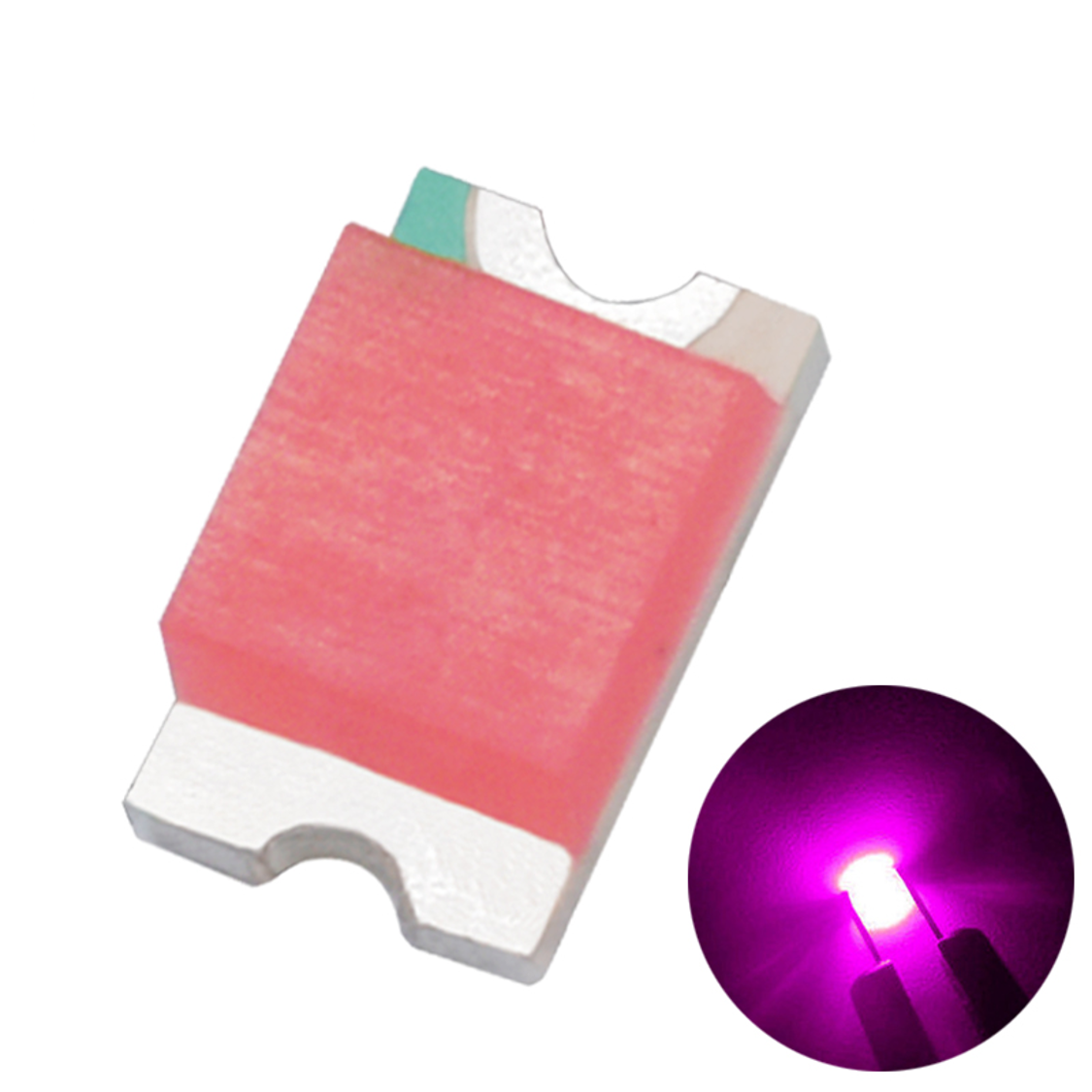 Czinelight таможни Smd 0805 розовый цвет светодиодный чип поверхностного монтажа бисера ультра яркий светодиод