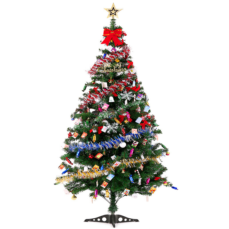 1.5 meters Christmas tree set 150cm encryption Christmas tree with lights Christmas decorations wholesale spot