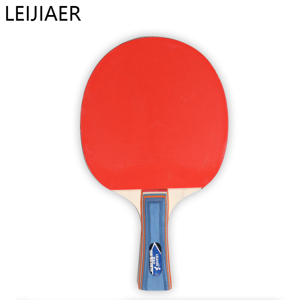 Leiajier LP-1028 ракетка для настольного тенниса, набор из 2 ракеток и 4 мячей, профессиональная дешевая ракетка для пинг понга