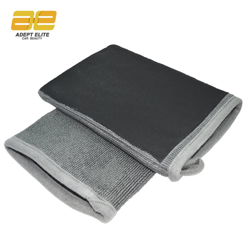 Private Label Clay Bar Mitt Manufacturer New Arrival Microfiber Car Wash Auto Detailing Clay Mitt