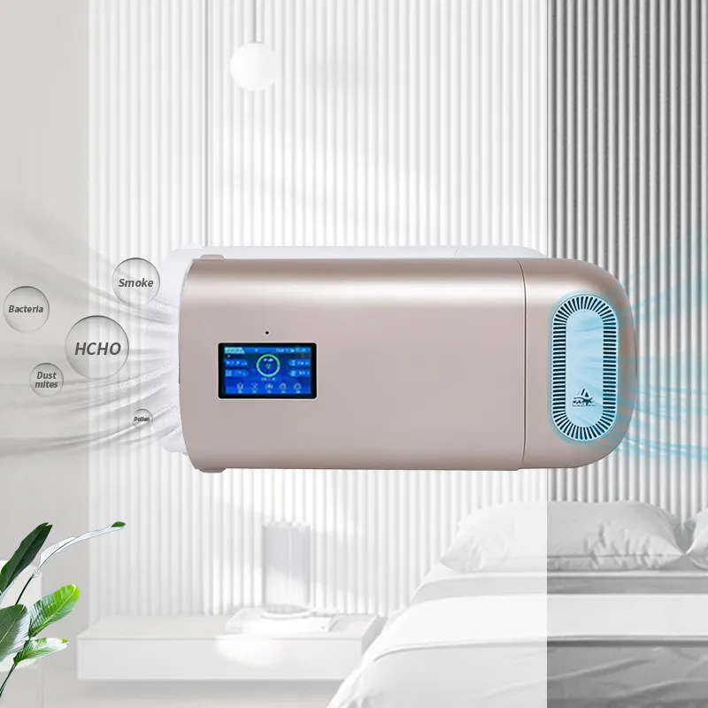 MAKE AIR Intelligent 120 Volume Wall-mounted Fresh Air System Smart Ionic Air Purifier For Home