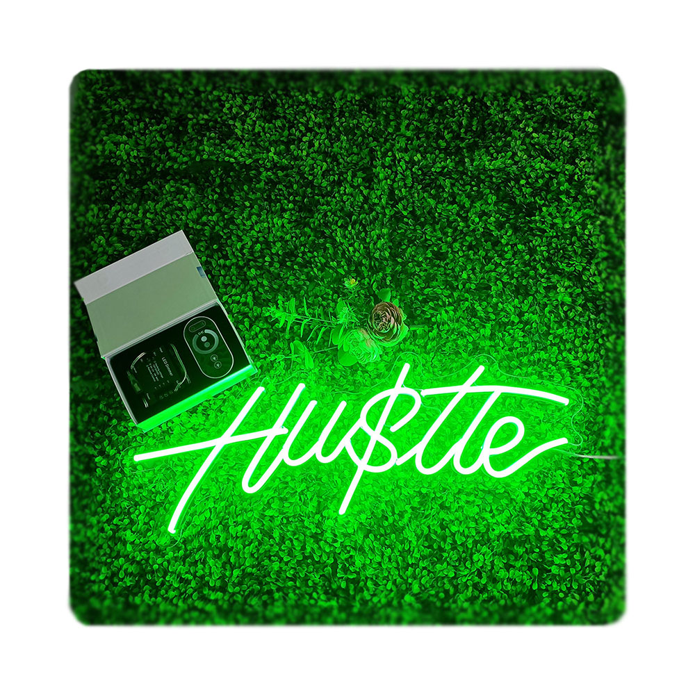 Dropshipping customize led neon light various patterns acrylic neon sign light up letters LED NEON SIGN HUSTLE
