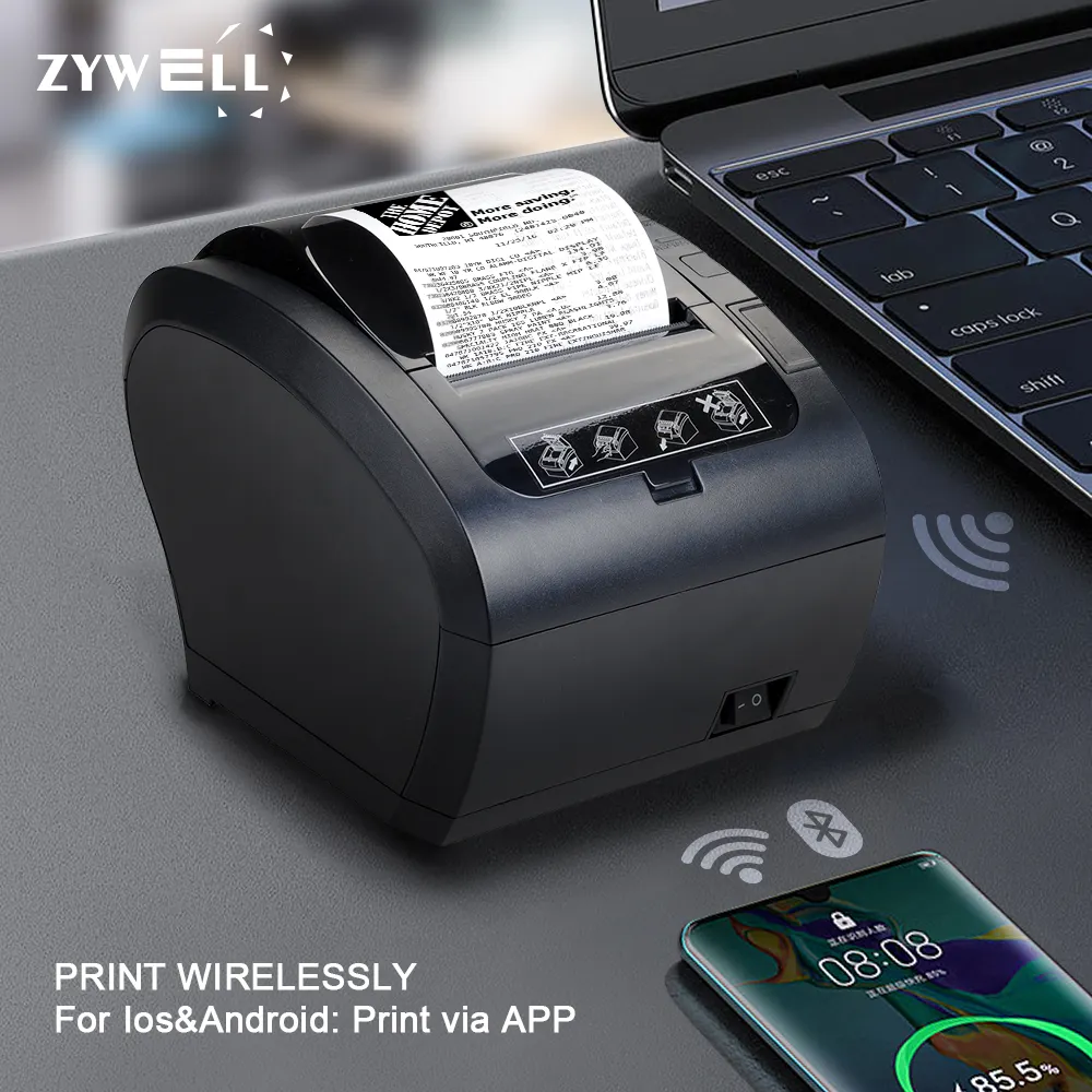 Hot Selling Supplies OEM ODM Thermal Bill Printer POS System ZY306 80mm USB Thermal Receipt Printer