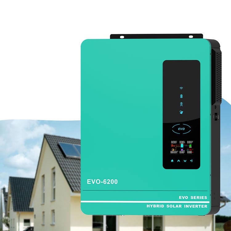 4kw 6kw Hybrid Solar Inverter With Mppt Charge Controller off grid pure sine wave 3.2kw Wifi single phase for home solar system