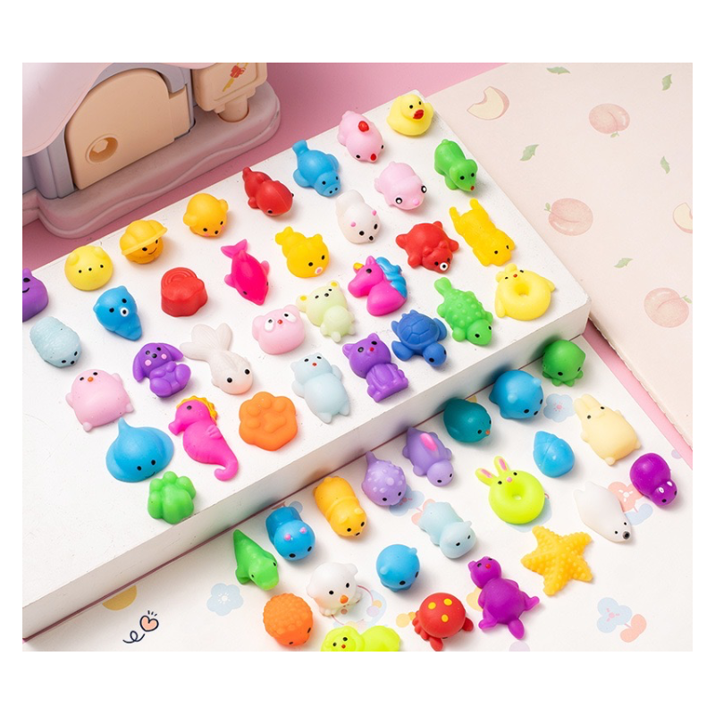 Mochi Squishy Toys TPR squeeze toy Mini Kawaii Squishy Fidget Toys Bundles Squishies Party Favors for Kids