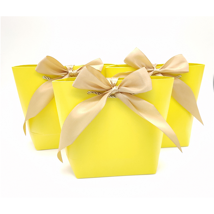 china manufacturer handmade good quality fancy paper carrier bag wholesale yellow paper bags