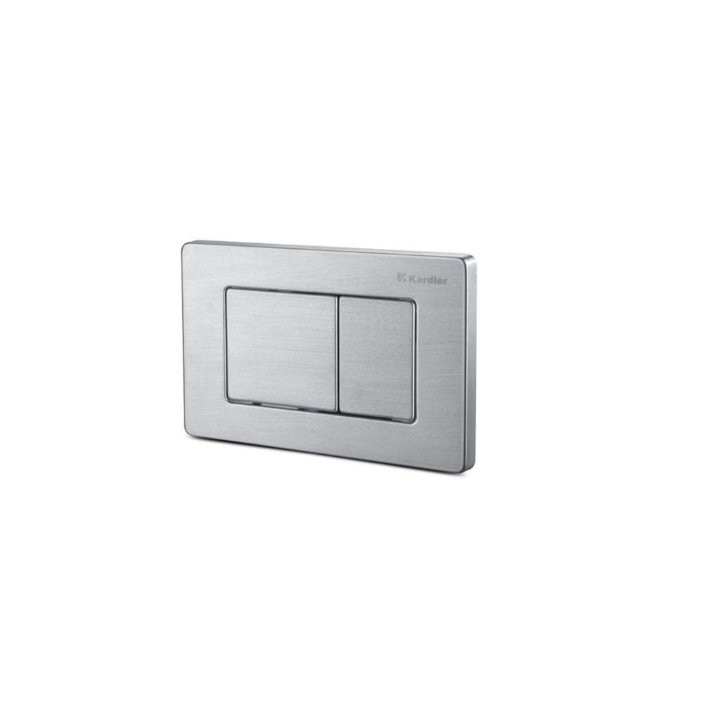 Stainless steel push button switch for concealed cistern