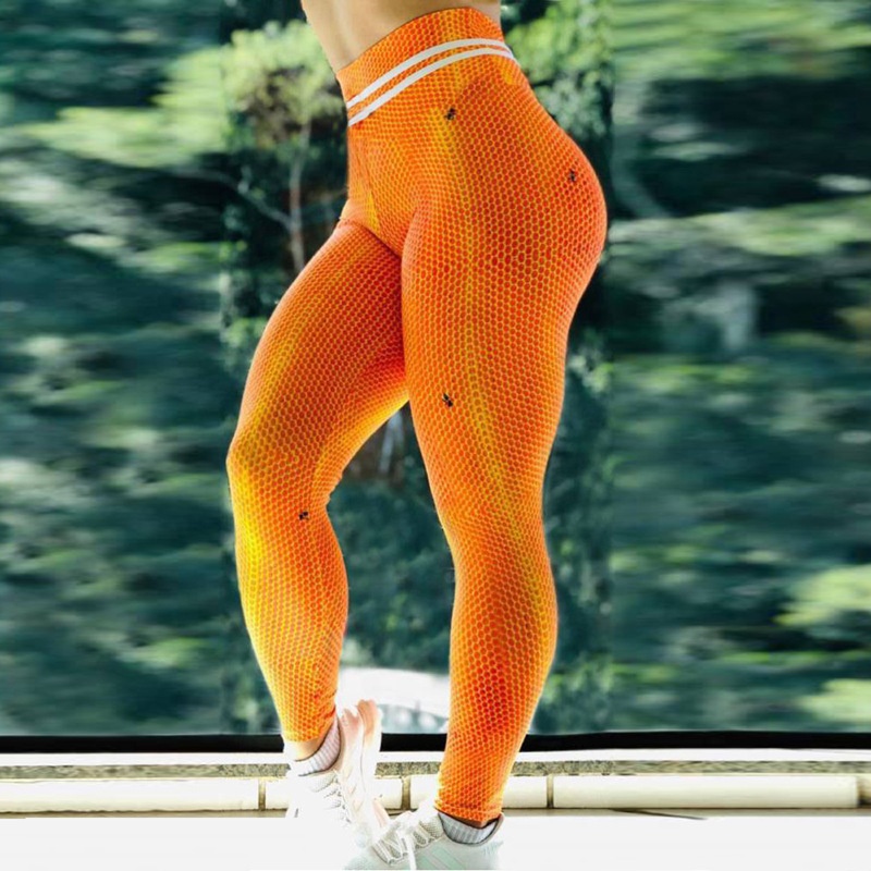 New Hive Digital Printed High Elasticity Tight Fitness Fast-Dry Training Running unique Yoga Pants