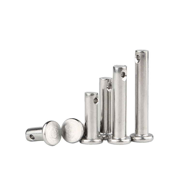 Titanium Flat Head Mushroom Head Clevis Pin with Hole