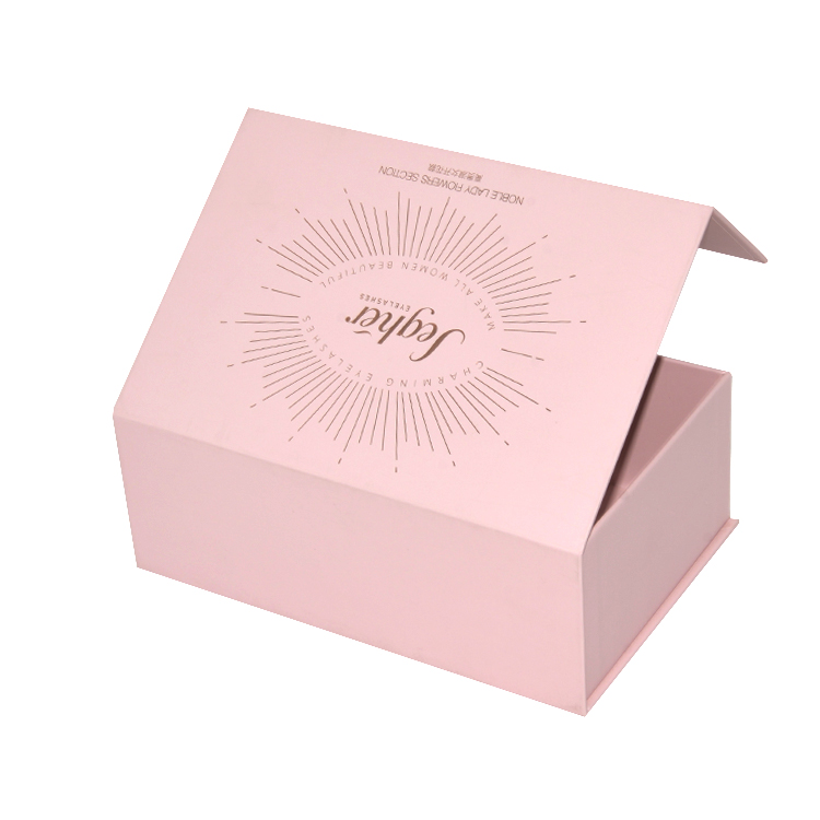 BEST Boxes Packiging Custom Luxury Magnetic Cardboard Hardcover Rigid Gift Pink Paper Packaging Box For Gift Sets