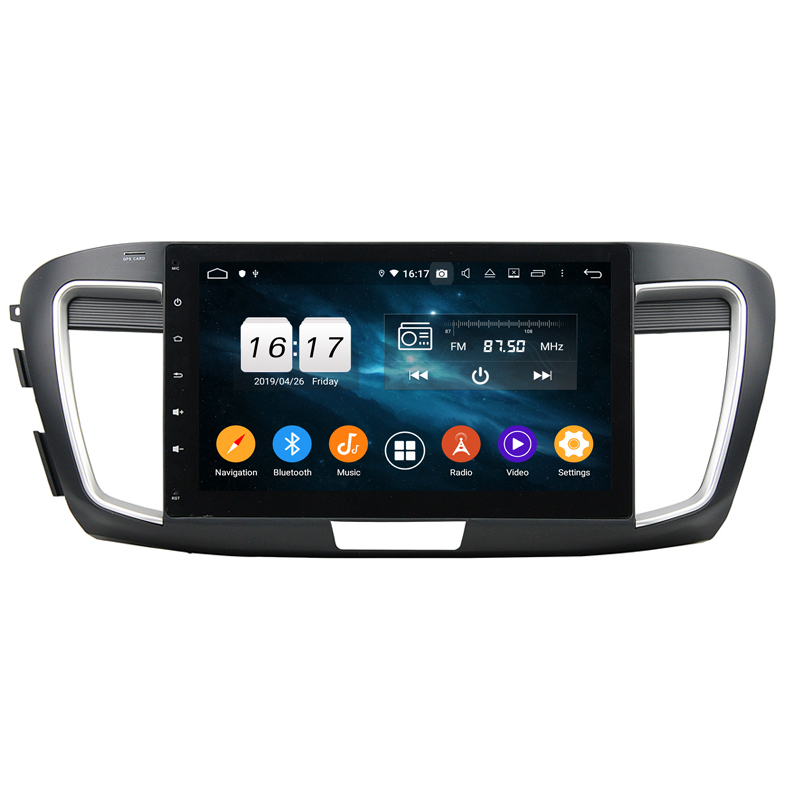 KD-1930 Android 10,0 горячая Распродажа PX5 10,1 дюймовый автомобильный радиоприемник стерео для Accord 9 2015-2017 низкий уровень
