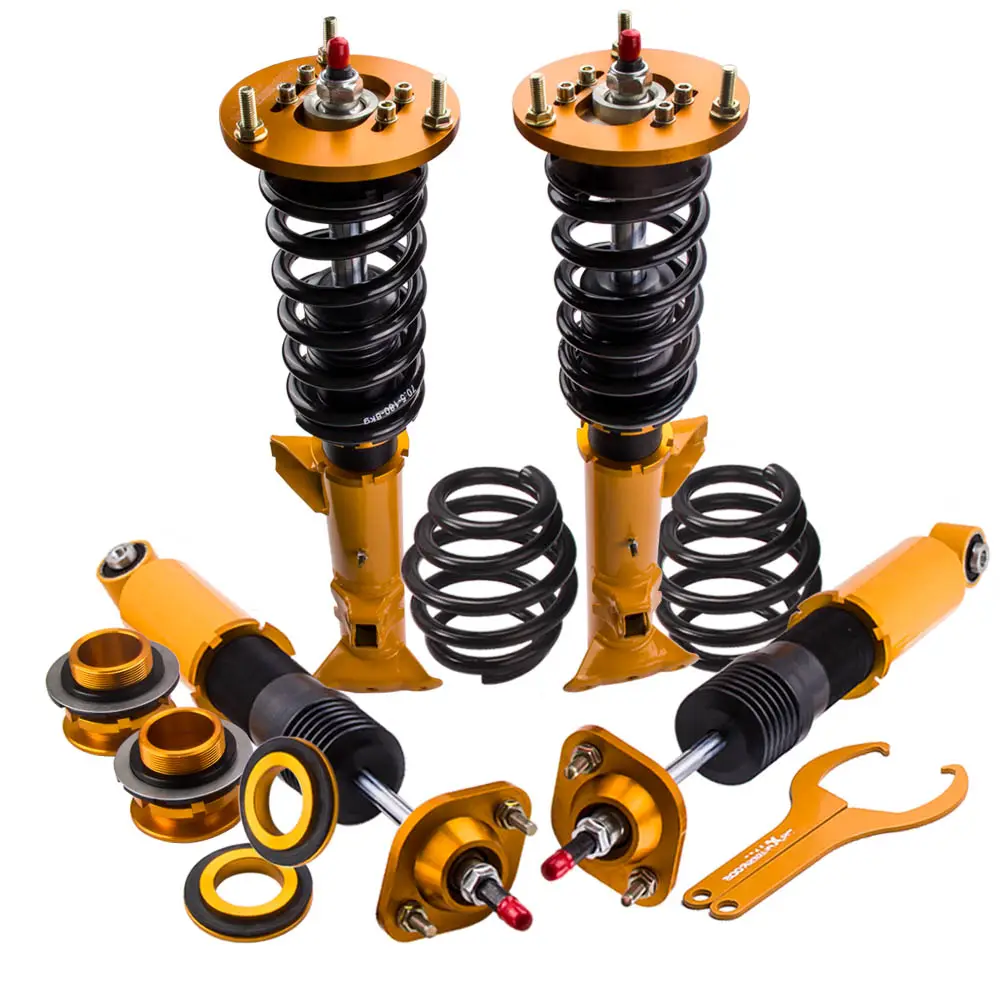 Coilover Damping Racing Coilover For BMW E36 318 325 M3 3 Series Coilovers Shock Absorber 24 Ways Gold