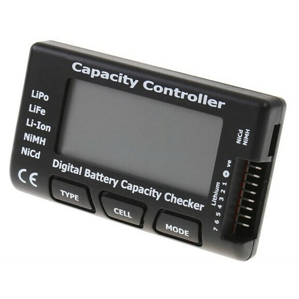 RC CellMeter-7 цифровой Батарея ёмкость проверки LiPo LiFe литий-ионный никель-металл-гидридных и никель-кадмиевых батарей напряжение тестер проверки CellMeter 7